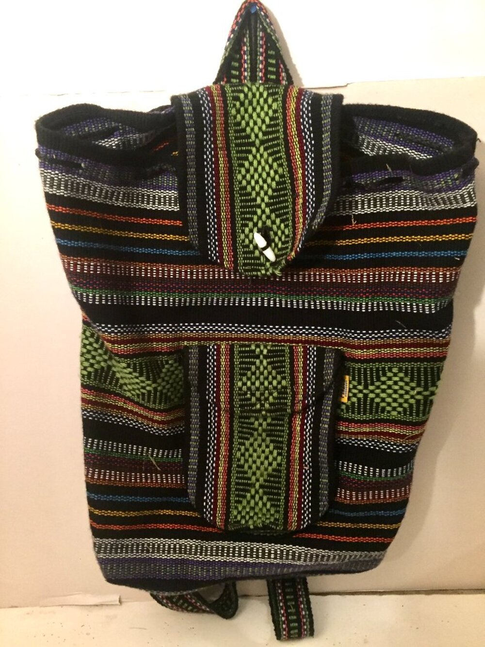 Artesanias Pinzon Mexican Woven Backpack